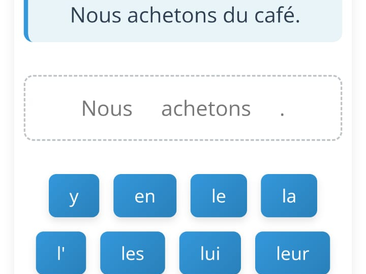 Folie de pronoms